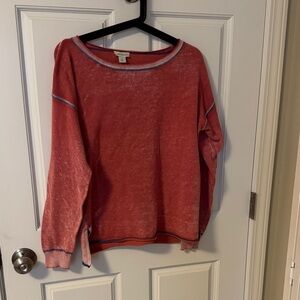 Sundance Vibrant Coral Knit Top